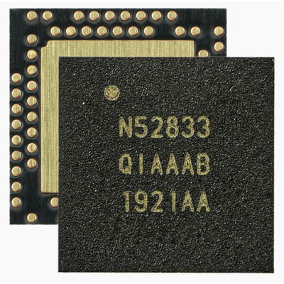 NRF52833-QIAA-B-R by Nordic Semiconductor ASA - 105C QUALIFIED BLUETOOTH 5.3 SOC