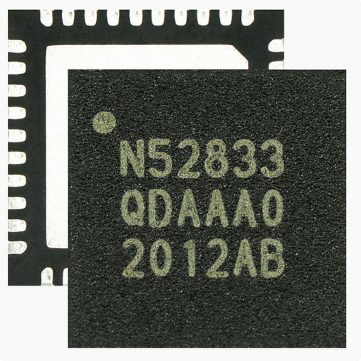 NRF52833-QDAA-B-R7 by Nordic Semiconductor ASA - 105C QUALIFIED BLUETOOTH 5.3 SOC