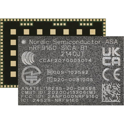 NRF9160-SICA-B1A-R by Nordic Semiconductor ASA - IC RF TXRX+MCU CELL LTE-M/NB-IOT