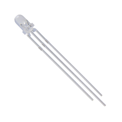 NTE30103 by NTE Electronics, Inc - LED-RED/BLUE 3MM 3 LEAD