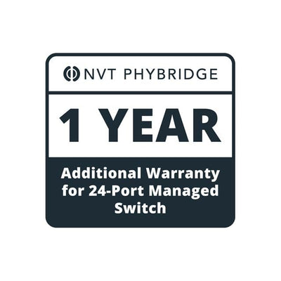 NV-24PT-MTNC-1 by NVT Phybridge - ONE YEAR ADDITIONAL WARRANTY FOR