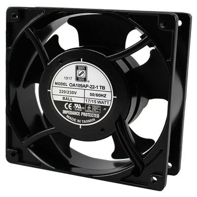 OA109AP-22-1TB by Orion Fans - FAN AXIAL 120X38MM 230VAC TERM