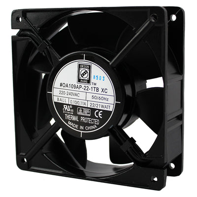 OA109AP-22-1TBXC by Orion Fans - FAN AXIAL 120X38MM 230VAC TERM