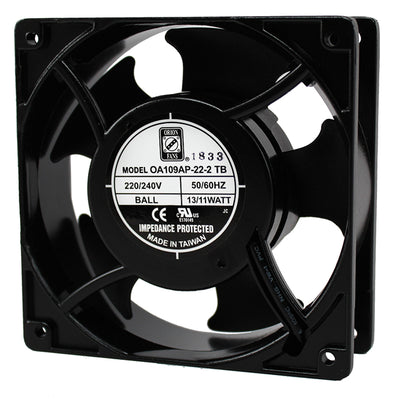 OA109AP-22-2TB by Orion Fans - FAN AXIAL 120X38MM 230VAC TERM