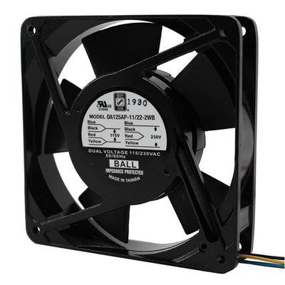 OA125AP-11/22-2WB by Orion Fans - DUAL VOLTAGE 120X25MM 115/230VAC
