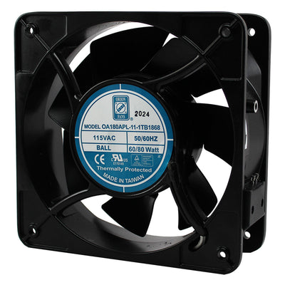 OA180APL-11-1TB1868 by Orion Fans - FAN 115AC 180X180X65MM IP68 TERM