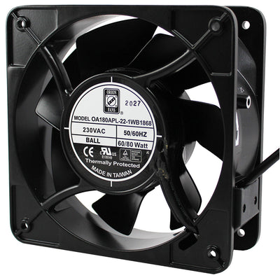 OA180APL-22-1WB1868 by Orion Fans - FAN 230AC 180X180X65MM IP68 WIRE