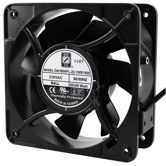 OA180APL-22-1WB1868 by Orion Fans - FAN 230AC 180X180X65MM IP68 WIRE