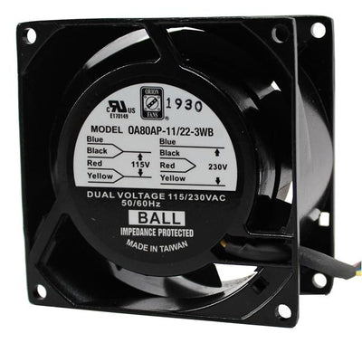 OA80AP-11/22-3WB by Orion Fans - DUAL VOLTAGE 80X38MM 115/230VAC