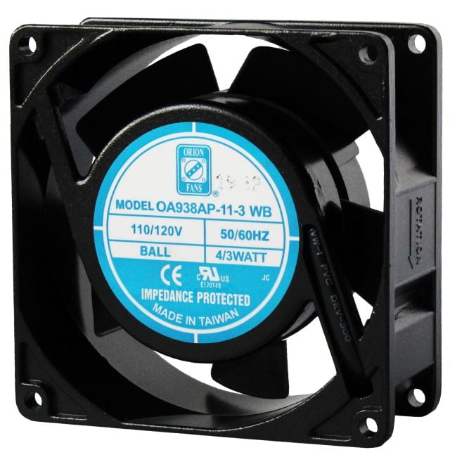 OA938AP-11-3TB by Orion Fans - 115VAC 92X38MM
