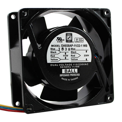 OA938AP-11/22-1WB by Orion Fans - FAN AXIAL 92X38.5MM 115/230VAC