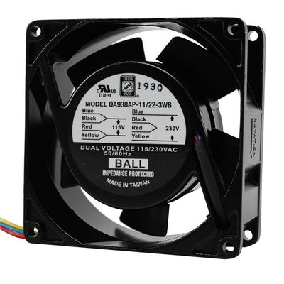 OA938AP-11/22-3WB by Orion Fans - DUAL VOLTAGE 92X38MM 115/230VAC