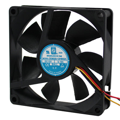 OD8020-12HB02A by Orion Fans - FAN AXIAL 80X20MM 12VDC WIRE