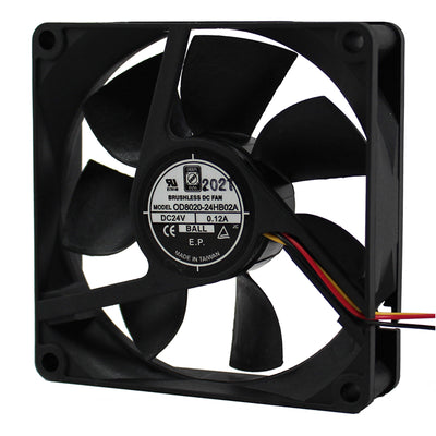 OD8020-24HB02A by Orion Fans - FAN AXIAL 80X20MM 24VDC WIRE