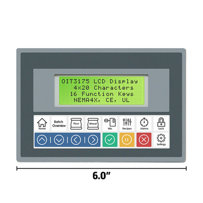 OIT3175-A00 by Maple Systems Inc - 4 X 20 BACKLIT LCD MONOCHROME DI