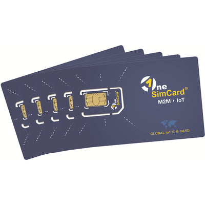 OS-S-TCNS-KIT by OneSimCard - IOT SIM KIT - 5 SIMS & $10 BAL.