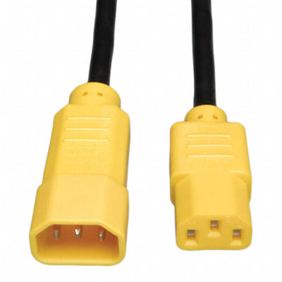 P004-004-YW by Tripp Lite - CORD 18AWG IEC320C14 - 320C13 4