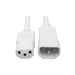 P004-003-AWH by Tripp Lite - CORD 18AWG IEC320-C14 - C13 3