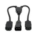 P004-18N-2C13 by Tripp Lite - C14 MALE TO C13 FEMALE SPLITTER,