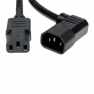 P005-006-14RA by Tripp Lite - CORD 14AWG C14 RA TO C13 6' BLK