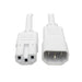 P018-002-AWH by Tripp Lite - CORD 14AWG IEC320-C14 - C15 2