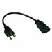 P022-001 by Tripp Lite - CORD 18AWG NEMA5-15P - 5-15R 1