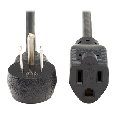 P022-015-15D by Tripp Lite - POWER EXTENSION CORD, RIGHT-ANGL