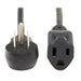 P022-015-15D by Tripp Lite - POWER EXTENSION CORD, RIGHT-ANGL