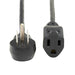 P022-025-15D by Tripp Lite - POWER EXTENSION CORD, RIGHT-ANGL