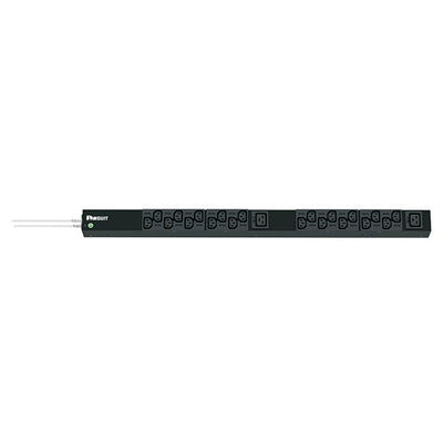 P22B10M by Panduit Corp - BASIC PDU, 20AMP, (20)C13(2)C19,