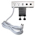 P2P2UR-10 by QVS - ADJUSTABLE DESKMOUNT DUAL-POWER