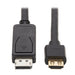 P582-020-4K6AE by Tripp Lite - CABLE DISPLAYPRT M TO HDMI-A M 20
