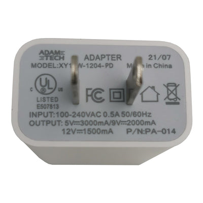 PA-014 by Adam Tech - AC/DC WALL MNT ADAPTER 5V/9V/12V