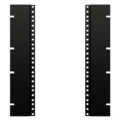 PBAS19007BK2 by Hammond Manufacturing - RACK ADAPTS 19 TO 24"" BLACK 4U