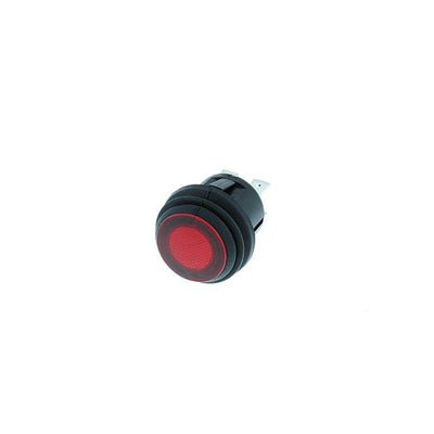 PB-1B-DC-2-RDL by Switch Components - 3P SPST OFF-(ON) LED - IP65 DC