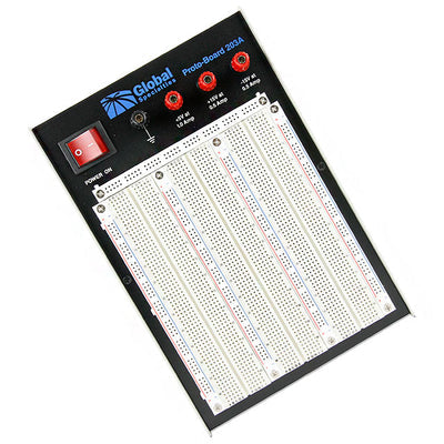 PB-203A by Global Specialties - POWERED BREADBOARD