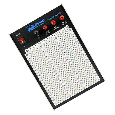 PB-204 by Global Specialties - POWERED BREADBOARD