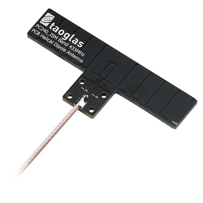 PC240.09.0300K by Taoglas Limited - RF ANT 433MHZ FLT PATCH MMCX ADH