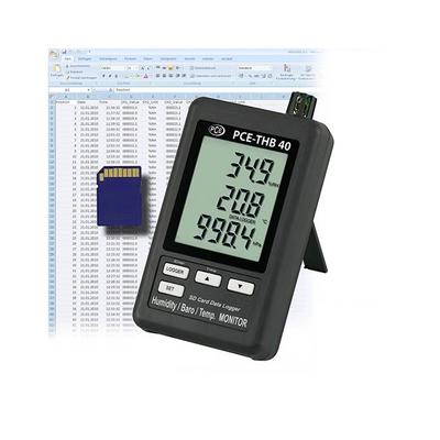 PCE-THB 40 by PCE Instruments - Humidity Temp Datalogger THB 40