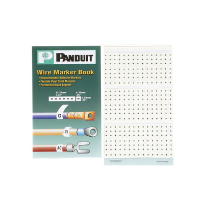 PCMB-16 by Panduit Corp - WIRE MARKER BOOK 5.6X34.9MM 10PC