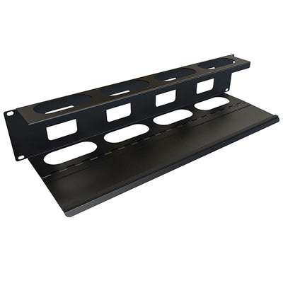 PCMDD19003BK1 by Hammond Manufacturing - PANEL CABLE MANAGER 2UNIT