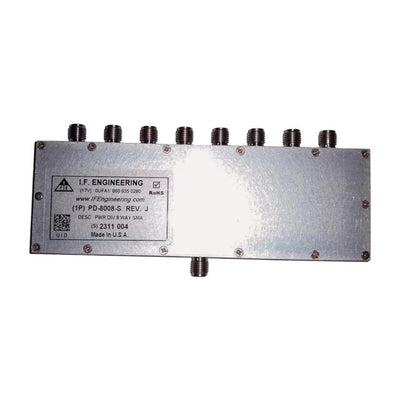 PD-8008-S by I.F. Engineering Corp and CrossPoint Technologies - 8 Way PWR DIV 20 MHz - 3 GHz SMA