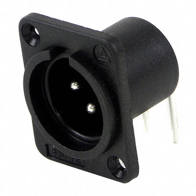 PD3MRML1 by Switchcraft Inc. - CONNECTOR RECPT MALE XLR 3P SOLDER
