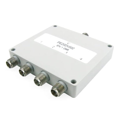 PE20DV002 by Pasternack - 4 WAY 30W DIV SMA 2-8GHZ