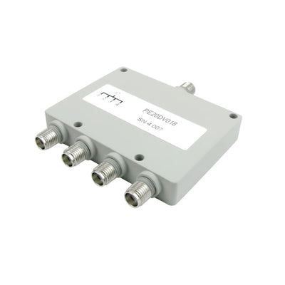 PE20DV018 by Pasternack - 4 WAY 30W DIV SMA 2-4GHZ