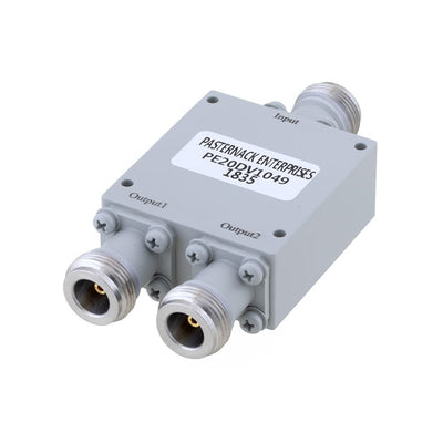 PE20DV1049 by Pasternack - 2 WAY 30W DIV N-TYPE 2-18GHZ