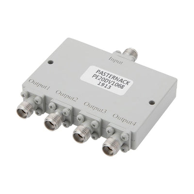 PE20DV1068 by Pasternack - 4 WAY 20W DIV 2.92MM 6-40GHZ
