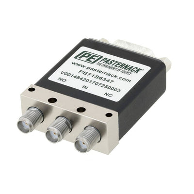 PE71S6347 by Pasternack - SPDT FS RELAY 12V DCTO18GHZ SMA