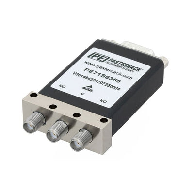 PE71S6350 by Pasternack - SPDT FS RELAY TTL DCTO18GHZ SMA