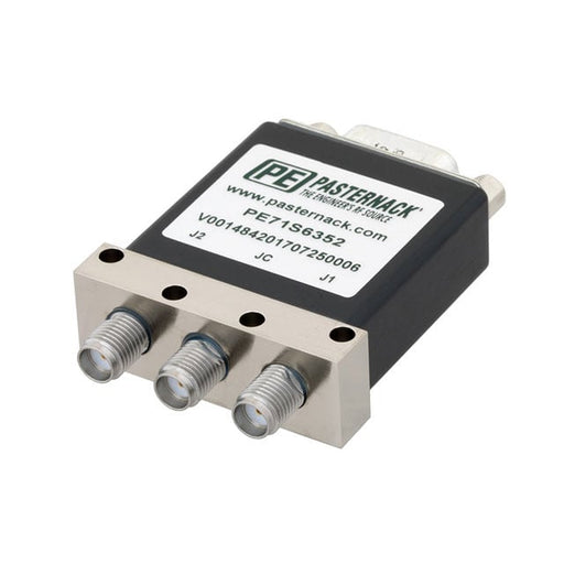 PE71S6352 by Pasternack - SPDT LAT RELAY 12V DCTO18GHZ SMA